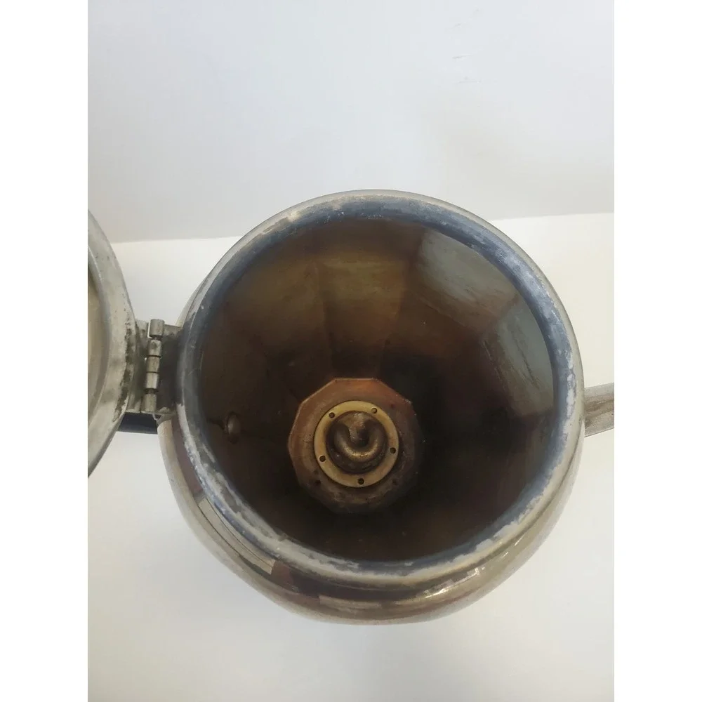 GE Hotpoint Coffee Pot Percolator Art Deco Spider Web Vintage Gothcore **AS IS